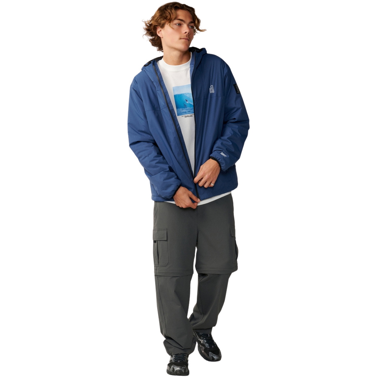 2026 Rip Curl Mens S-Series Packable Puffer Jacket 02OMJA - Light Navy